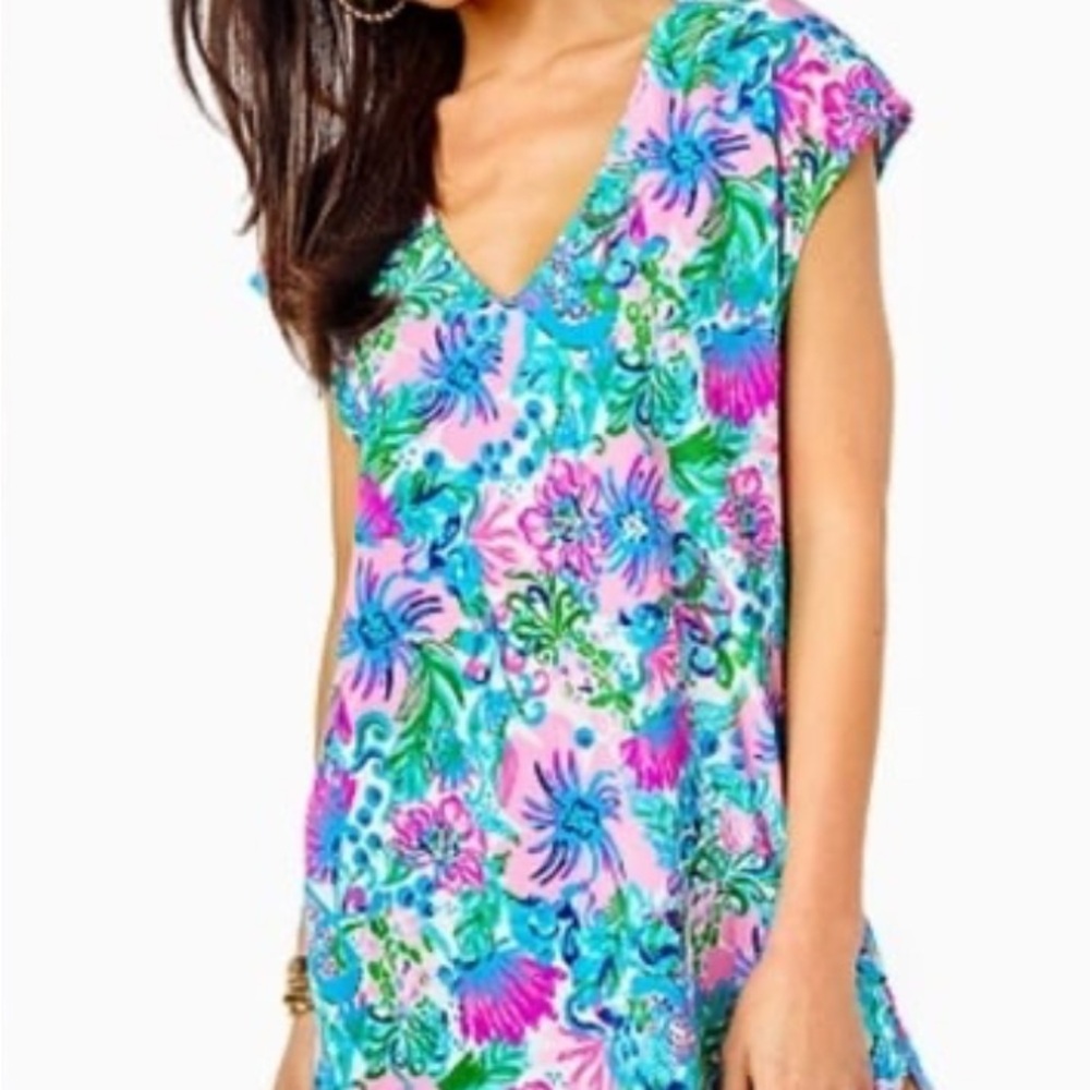Lilly Pulitzer Talli Cover Up Mandevilla Baby Paradise Petals